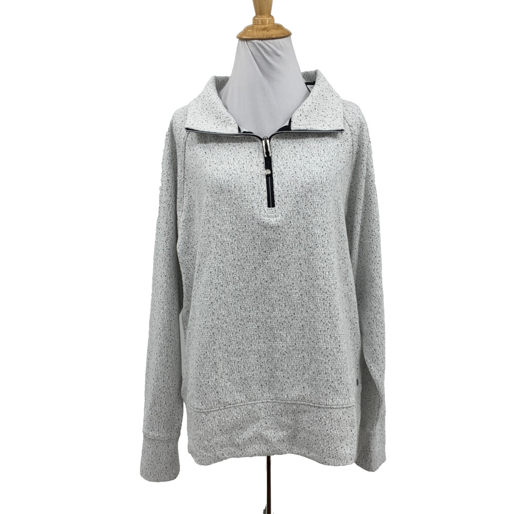 Black Clover Top Womens XL Extra Large Chloe Live Lucky Q Zip Pullover Golf
